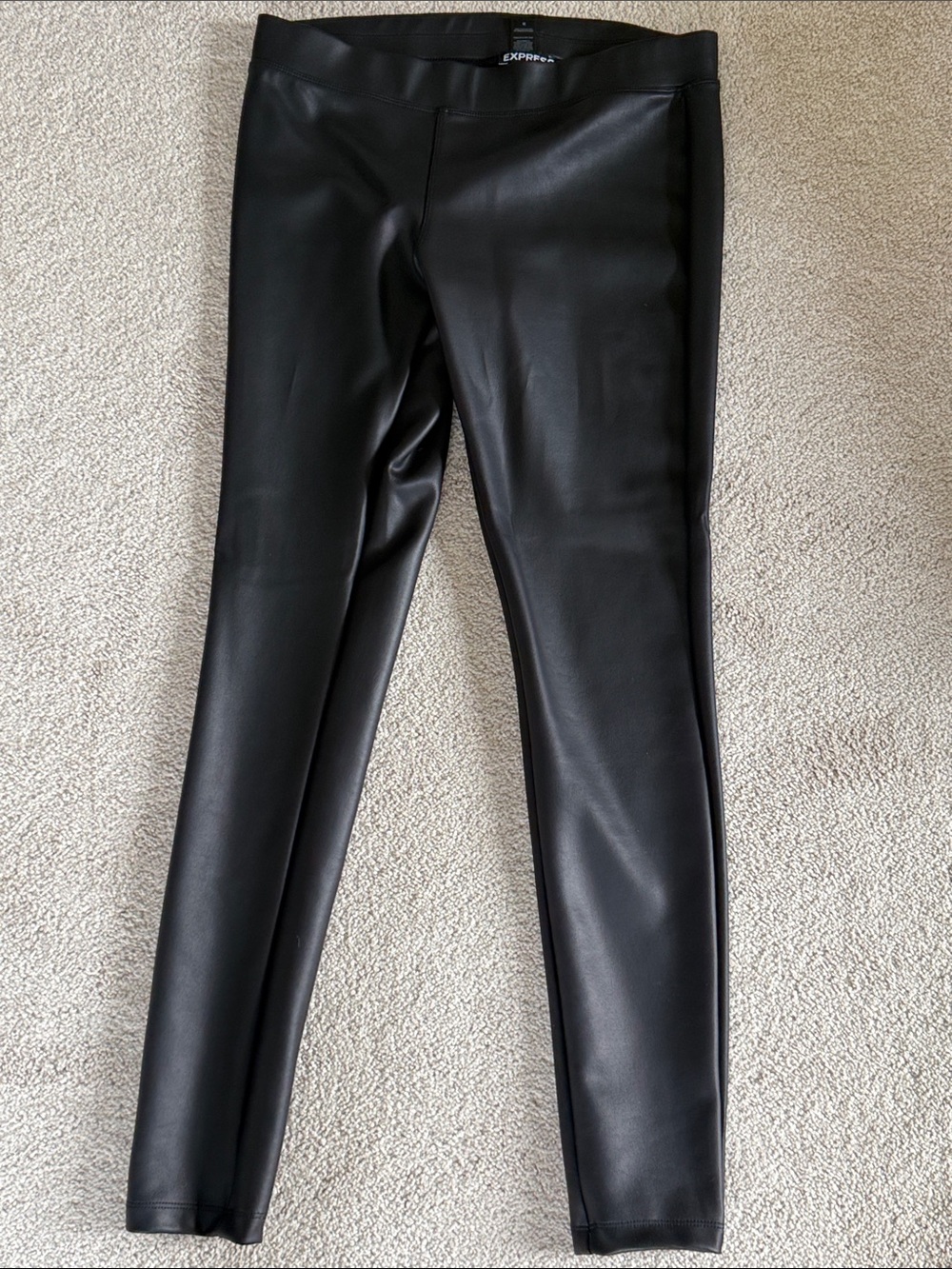 Express Black Faux Leather Girls' Leggings